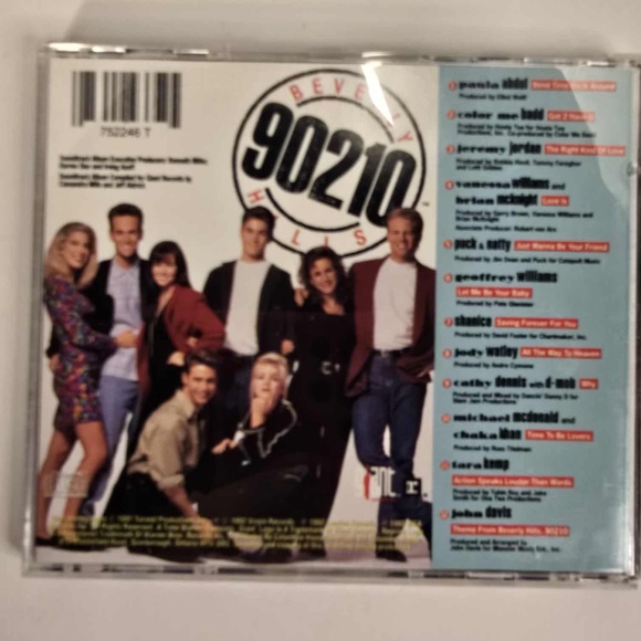 VTG 1992 Beverly Hills 90210 The Soundtrack Music CD 90's TV Show Paula Abdul VG - Picture 2 of 3